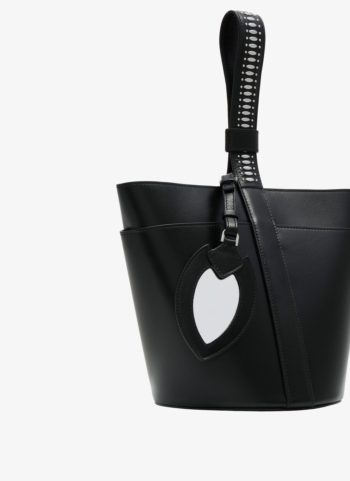 CLOSED BAG PM C.LUX CLOU ELLIPSE STRAP BLACK ALAÏA BLACK  CLOSED BAG PM C.LUX CLOU ELLIPSE STRAP BLACK